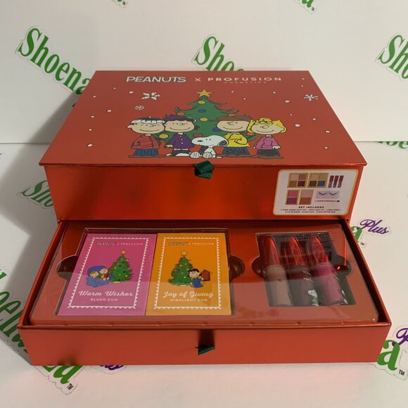 Peanuts X Profusion Cosmetics 9 Piece Vanity Set Face Liner Eye Palettes Lip - Picture 6 of 10